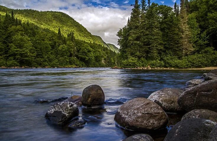 Река фото скачать бесплатно Pin by Alain Gobeil on Paysages Nature beauty, Nature, Landscape paintings