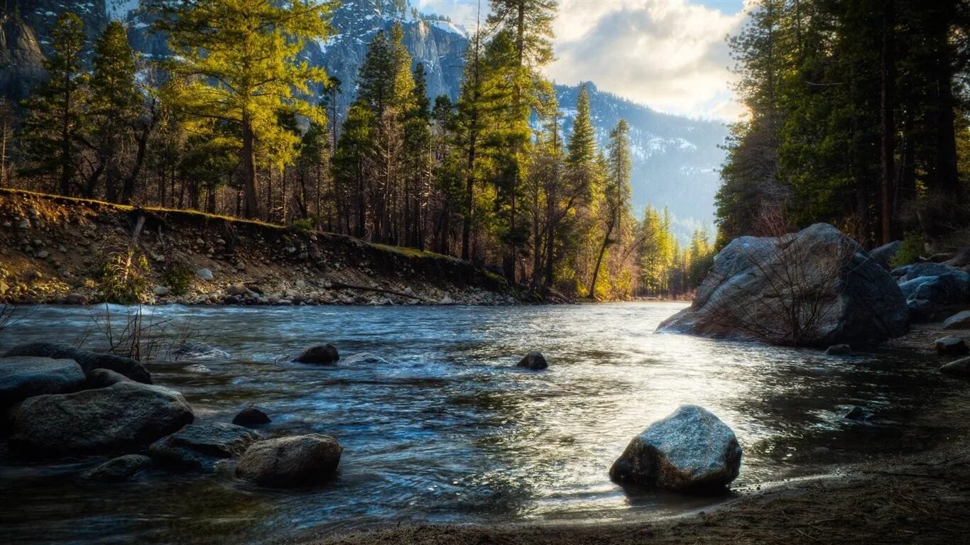 Река фото высокого разрешения HDR mountain river - KDE Store