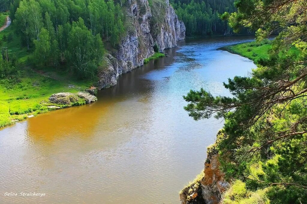 Фото: Река Исеть у Каменных Ворот.... Фотограф путешественник Сергей А.. Путешес