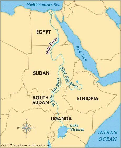 Файл:River Nile map.svg - Википедия