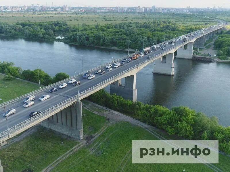 Река ока рязань мост фото Для строительства моста-дублера через Оку планируют реконструировать несколько у