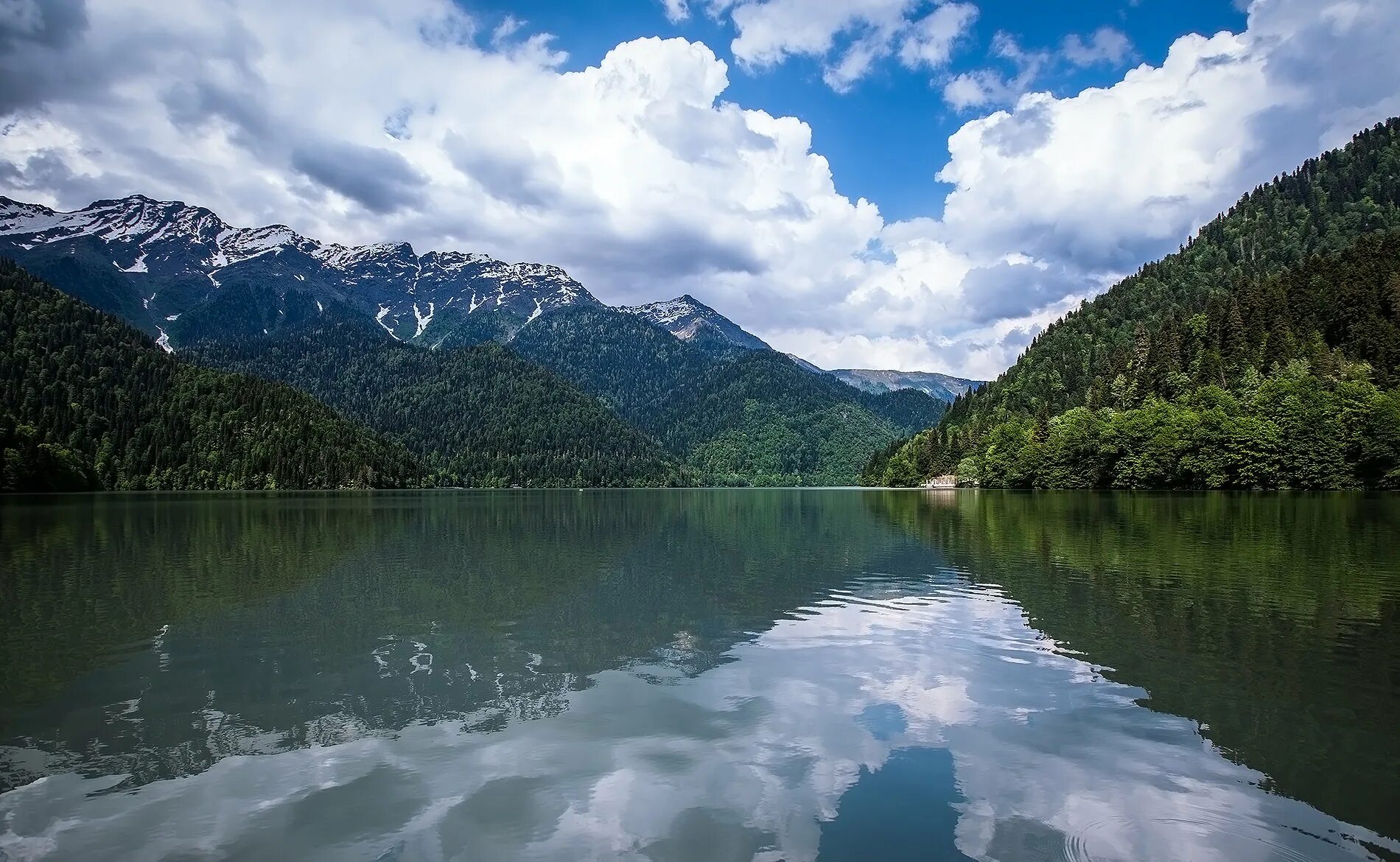 Река рица абхазия фото Озеро-Рица. SuperSnimki.Ru