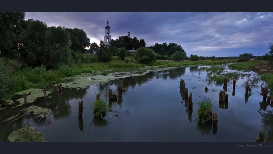 Река шерна фото Фотография Вечер на Шерне, автор Олег Зверев