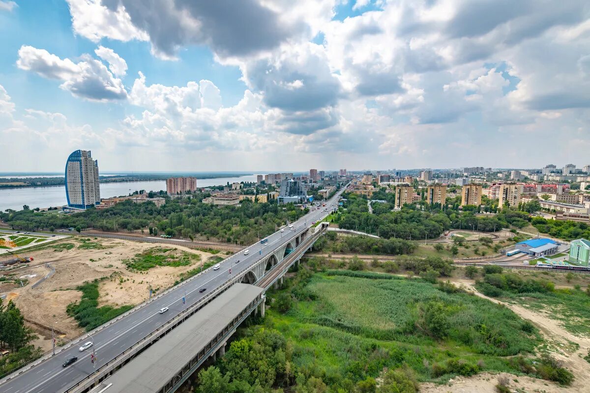 Река царица волгоград фото Волгоград. Мост через реку Царица :: Oleg - Социальная сеть ФотоКто