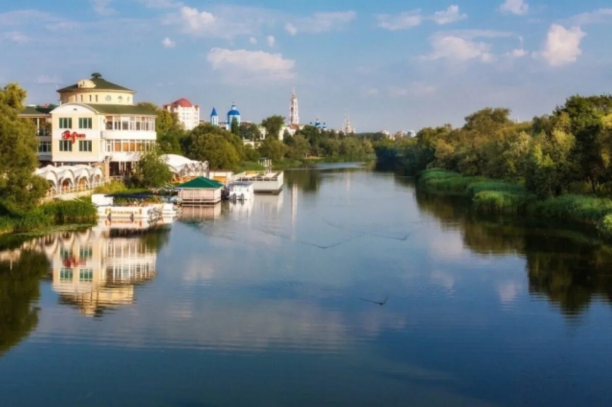 Река цна фото В Тамбове введут режим ЧС из-за низкого уровня воды в реке Цна АиФ Черноземье