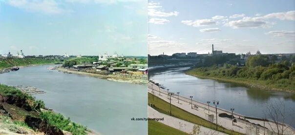 Река тура фото The river in Tyumen. 1912 and 2012. Photo by S.M. Prokudin-Gorsky / Dmitry Sorok