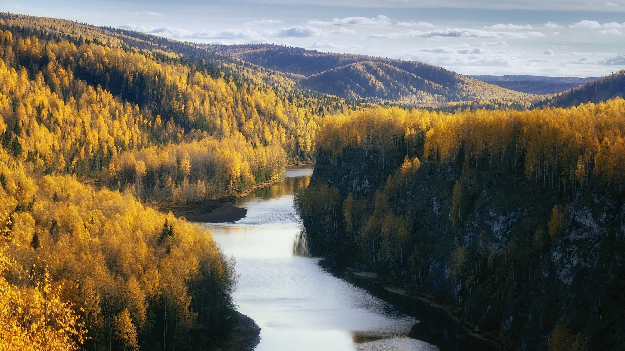 Река усьва пермский край фото Осень на Косьве. Фотограф Кузнецов Кирилл