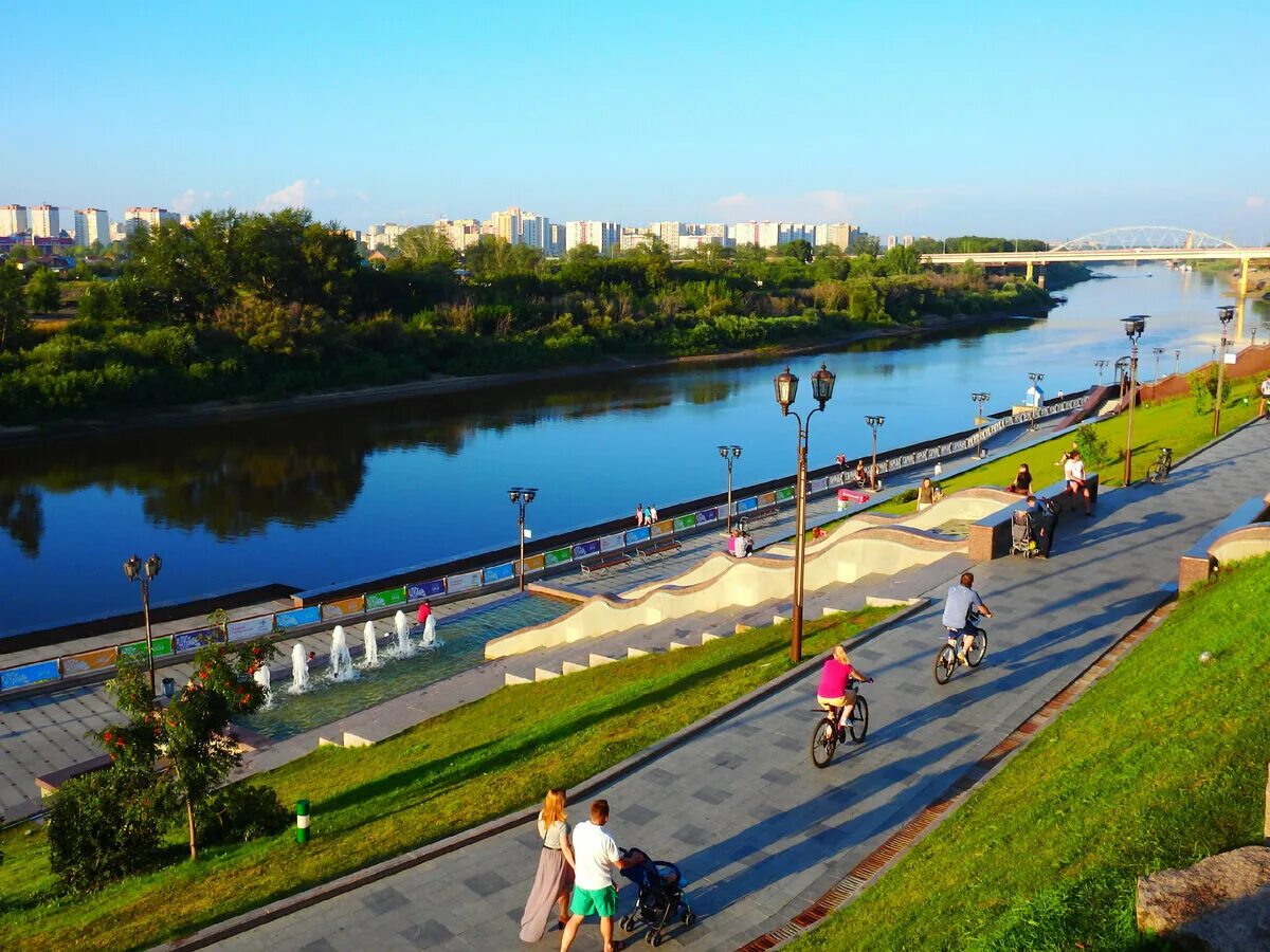 Река в тюмени фото Набережная реки тура в тюмени (фото, где находится, история)