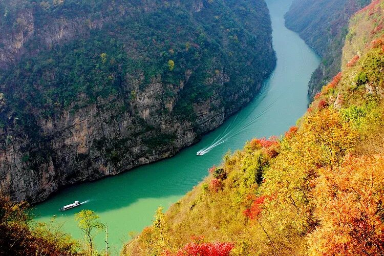 Река янцзы фото Autumn on the Yangtze River