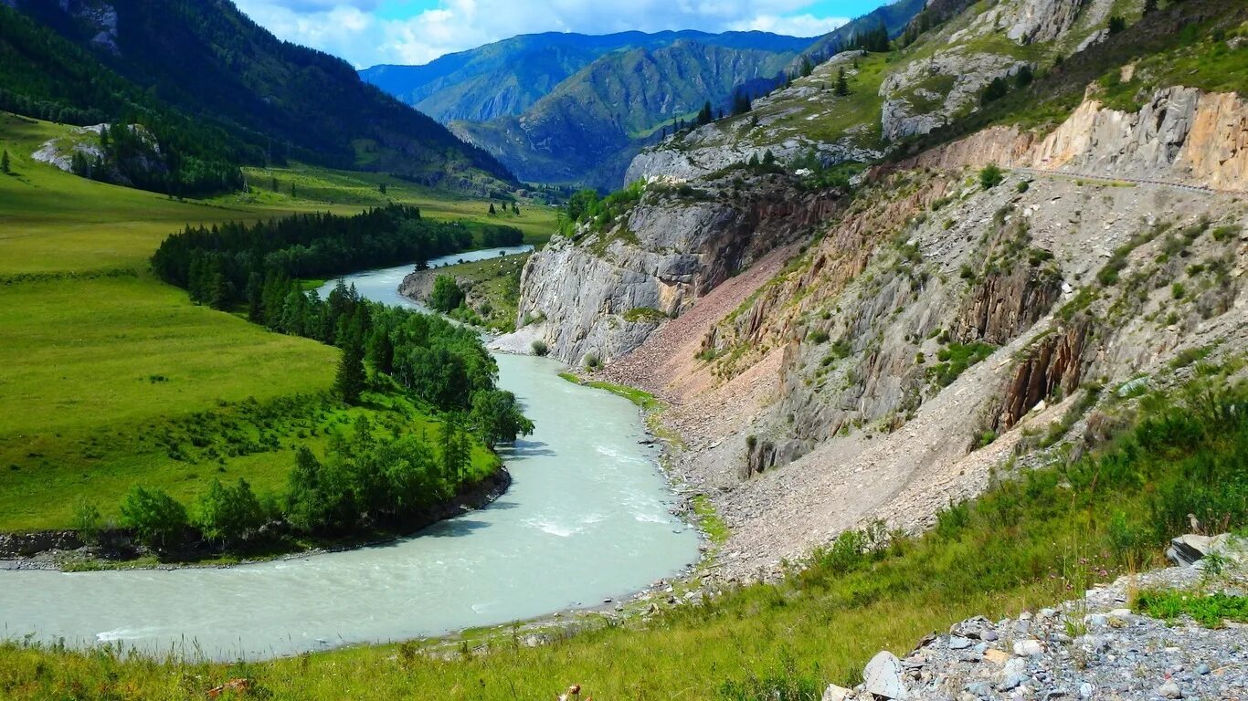 Реки горного алтая фото Активный тур по Алтаю