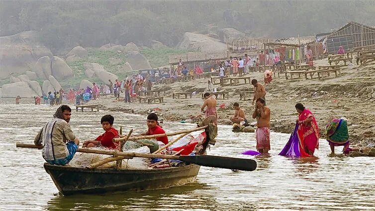 Реки индии фото Ganges: sewers could be making water quality of India's great river worse