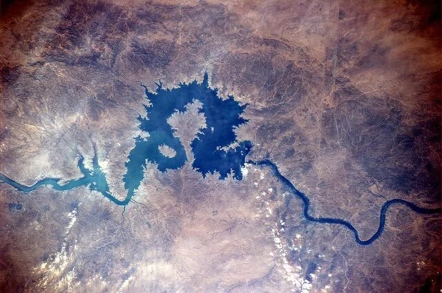 Реки из космоса фото Euphrates River, Iraq Another earth, Earth from space, Iraq