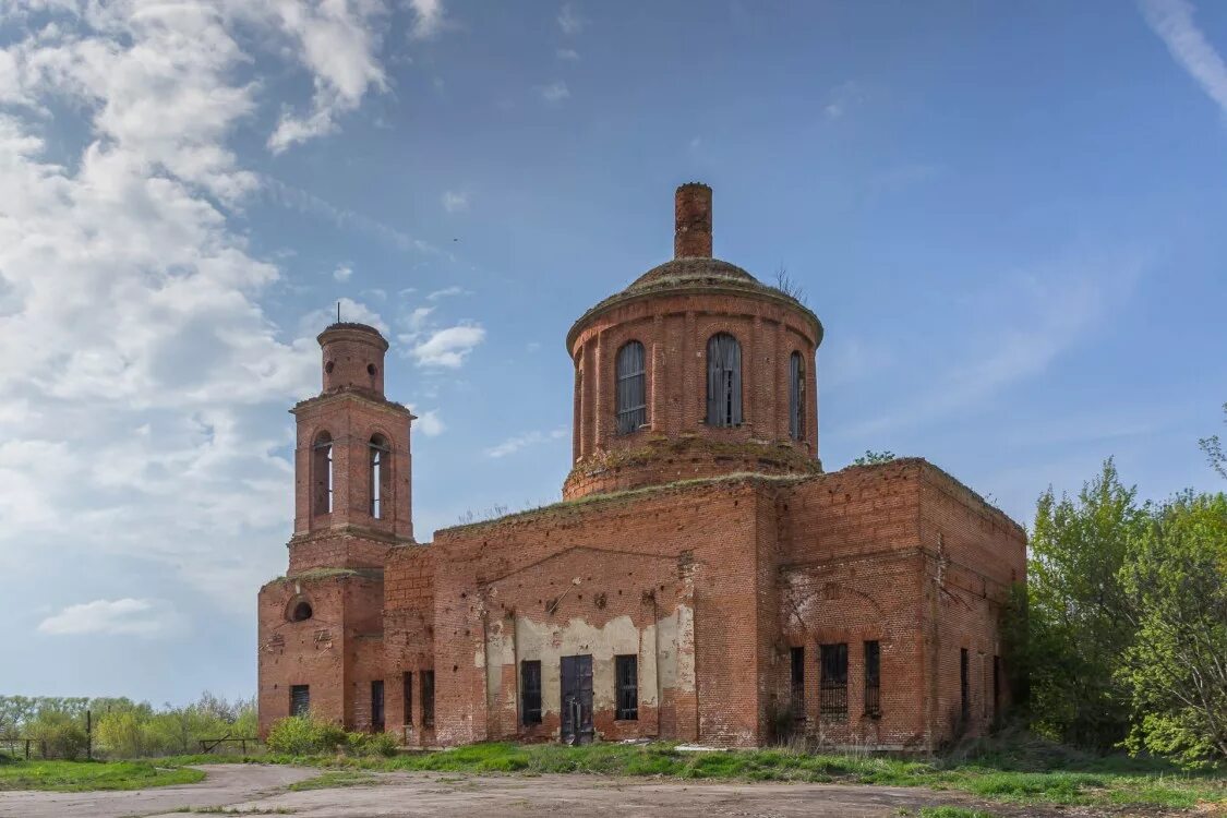 Реки кимовского района тульской области фото Церковь Феодора Трихины, Суханово (Кимовский район), фотография. фасады Вид с юг