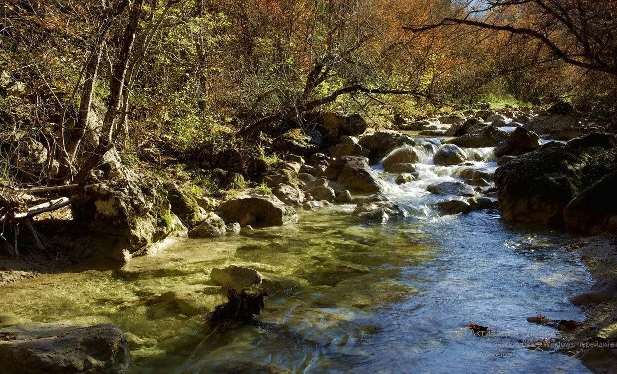 Реки крыма фото Река Бельбек, самая полноводная река Крыма