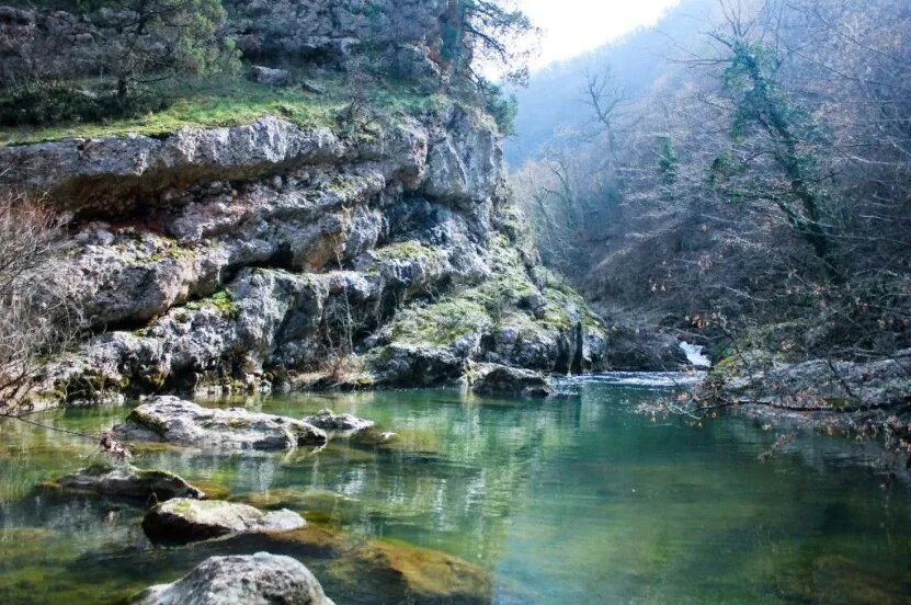 Реки крыма фото Маршрут по Чернореченскому каньону (р. Крым) ПоискПути Дзен