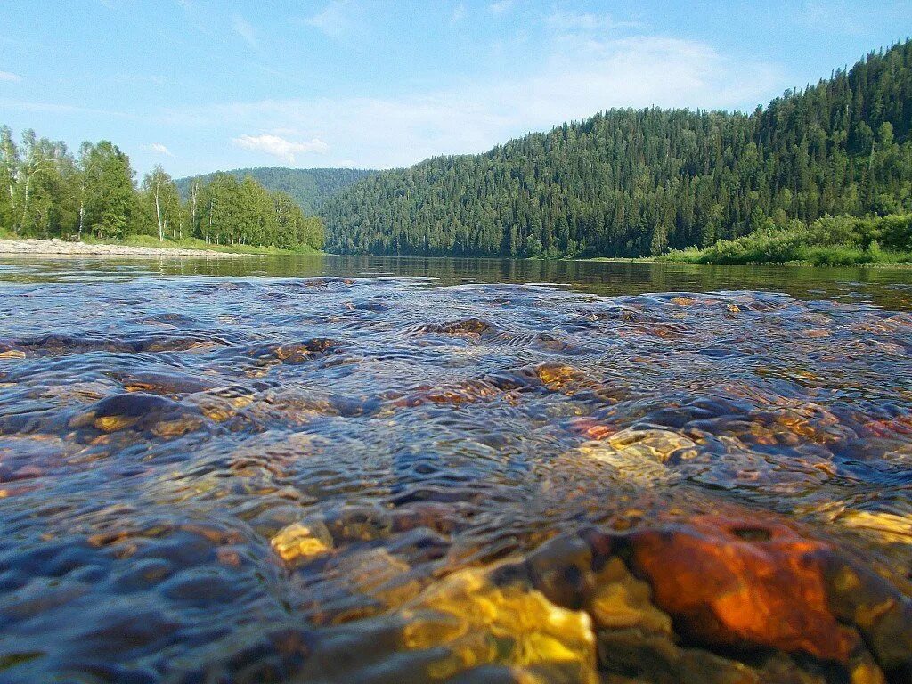 Реки россии фото Река Томь в Томске Описание и фото