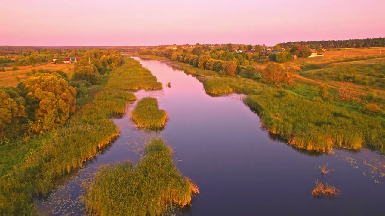 Реки рязани фото Полная версия. Лето. Река Ранова в Кораблинском районе Рязанской обл.. DJI AIR 2