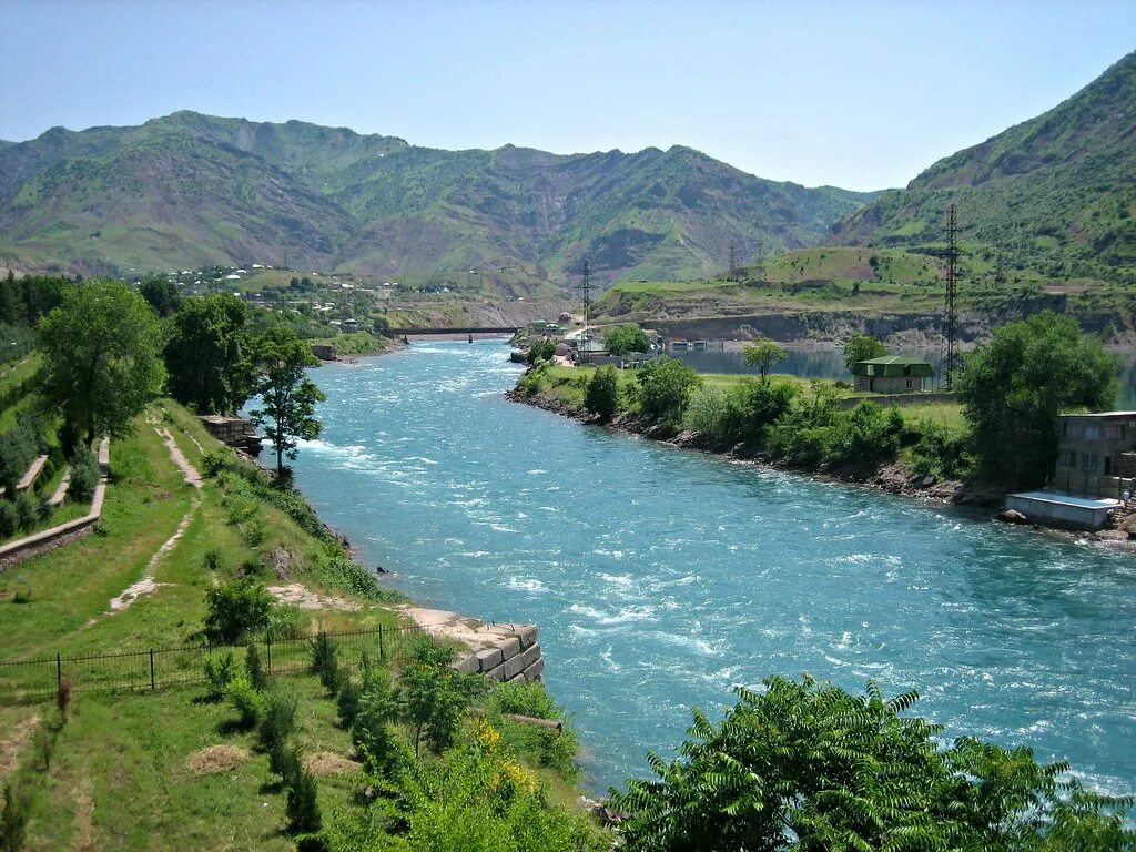 Реки таджикистана фото Nurek, Tajikistan Vakhsh River. Prince Roy Flickr