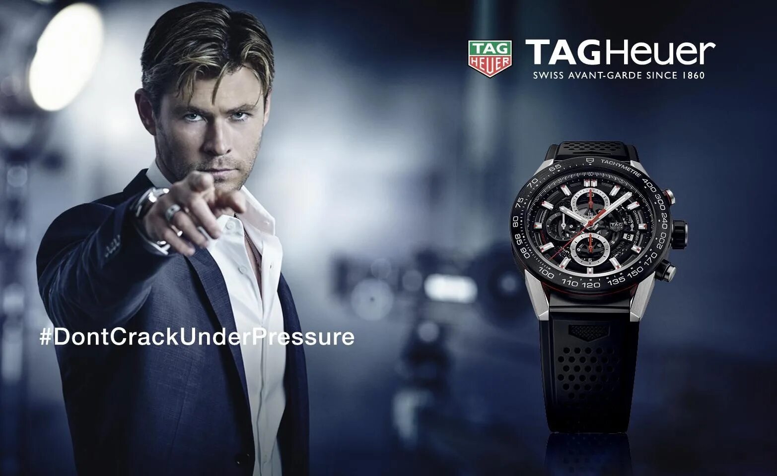 Реклама часов фото Chris Hemsworth joins the TAG Heuer family of international ambassadors Watchoni