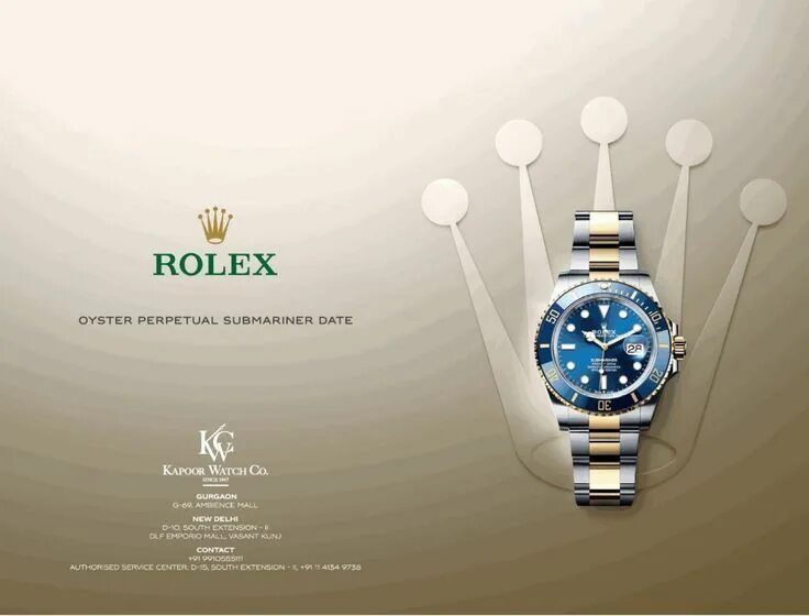 Реклама часов ролекс фото rolex-oyster-perpetual-submariner-date-kapoor-watch-co-ad-times-of-india-delhi-2