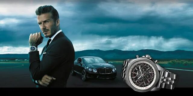 Реклама часов ролекс фото Central Watch Blog - David Beckham Named The New Face of Breitling for Bentley D