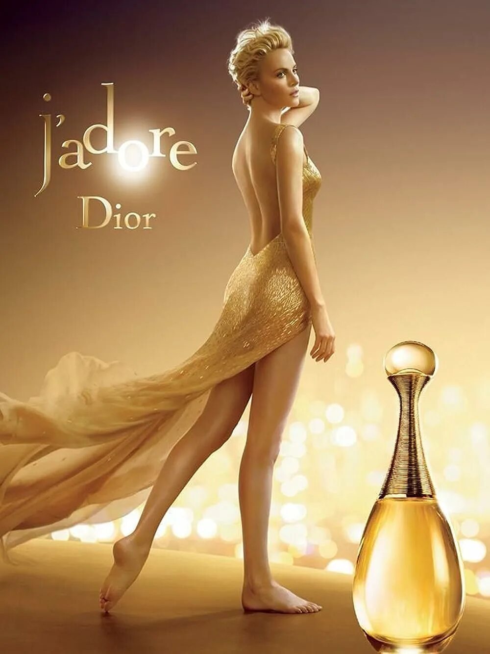 Реклама духов фото Dior J'adore: The Future Is Gold (2014)