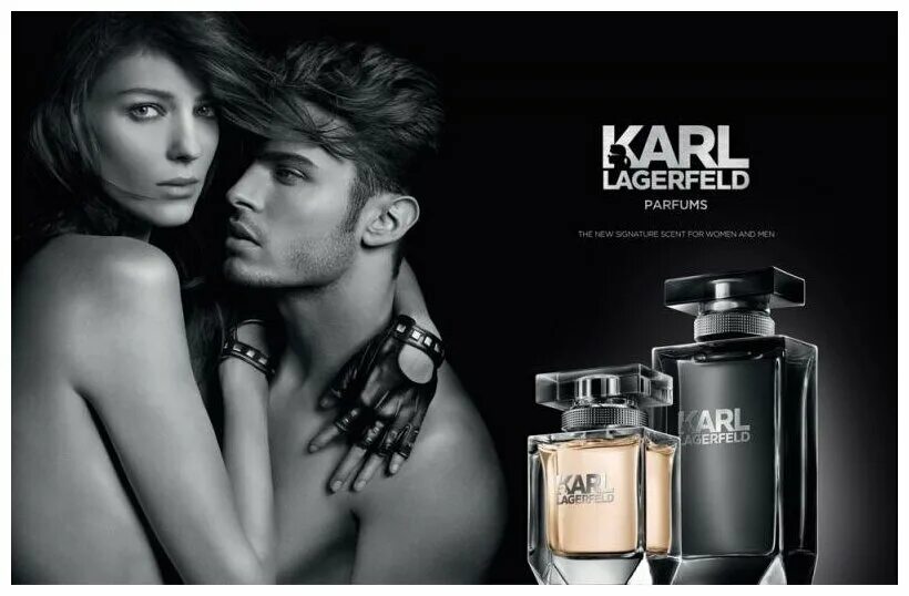 Реклама духов фото Туалетная вода (eau de toilette) Karl Lagerfeld men Туалетная вода 100 мл. Teste