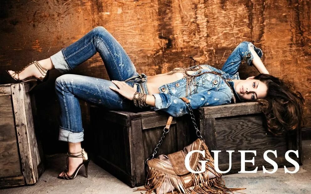 Реклама джинсов фото Claudia, Eva, Laetitia, Valeria, Irina: le modelle di Paul Guess fashion, Guess 