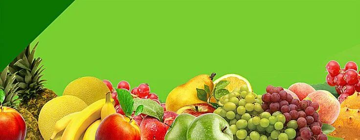 Реклама фрукты овощи фото Fresh and Colorful Fruits on a Green Background