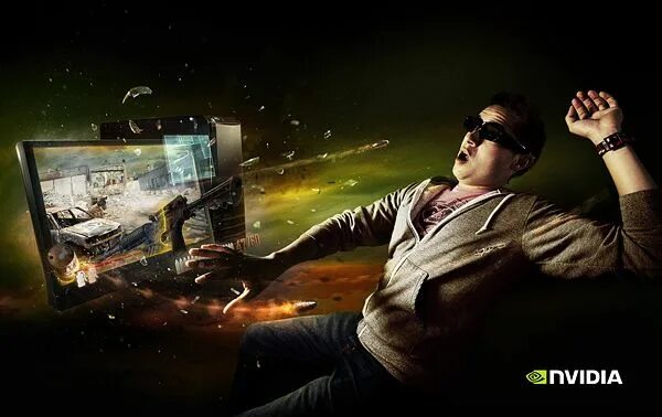 Реклама игр фото Nvidia - 3D Your PC by Peter Jaworowski, #marketing #coolads #advertising found 