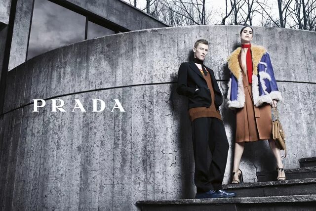 Реклама модного фото Рекламная кампания Prada, осень-зима 2014 BURO.