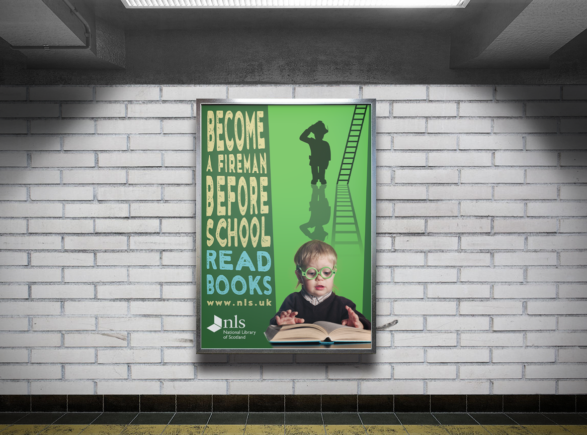 Реклама школы фото Advertising Campaign READ THE BOOKS :: Behance