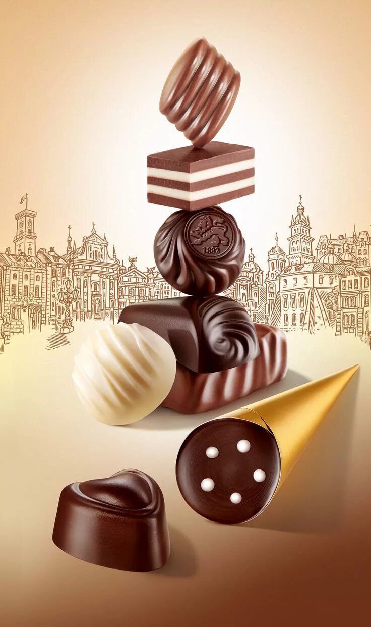 Реклама шоколада фото SVITOCH EXCLUSIVE Chocolate world, Food poster design, Chocolate packaging