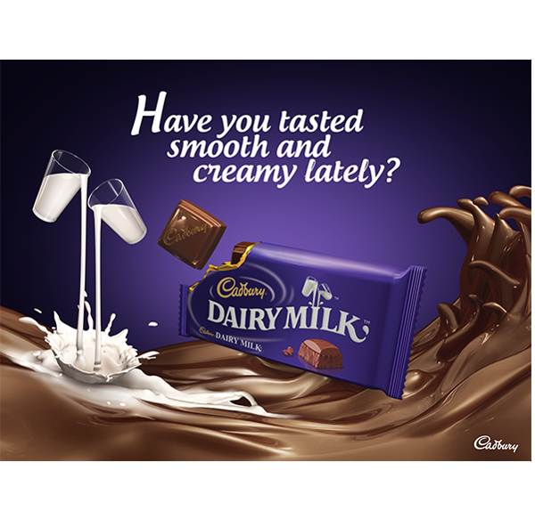 Реклама шоколада фото Cadbury Key Visual by Gabriel Paulo Benito, via Behance Cadbury dairy milk, Dair