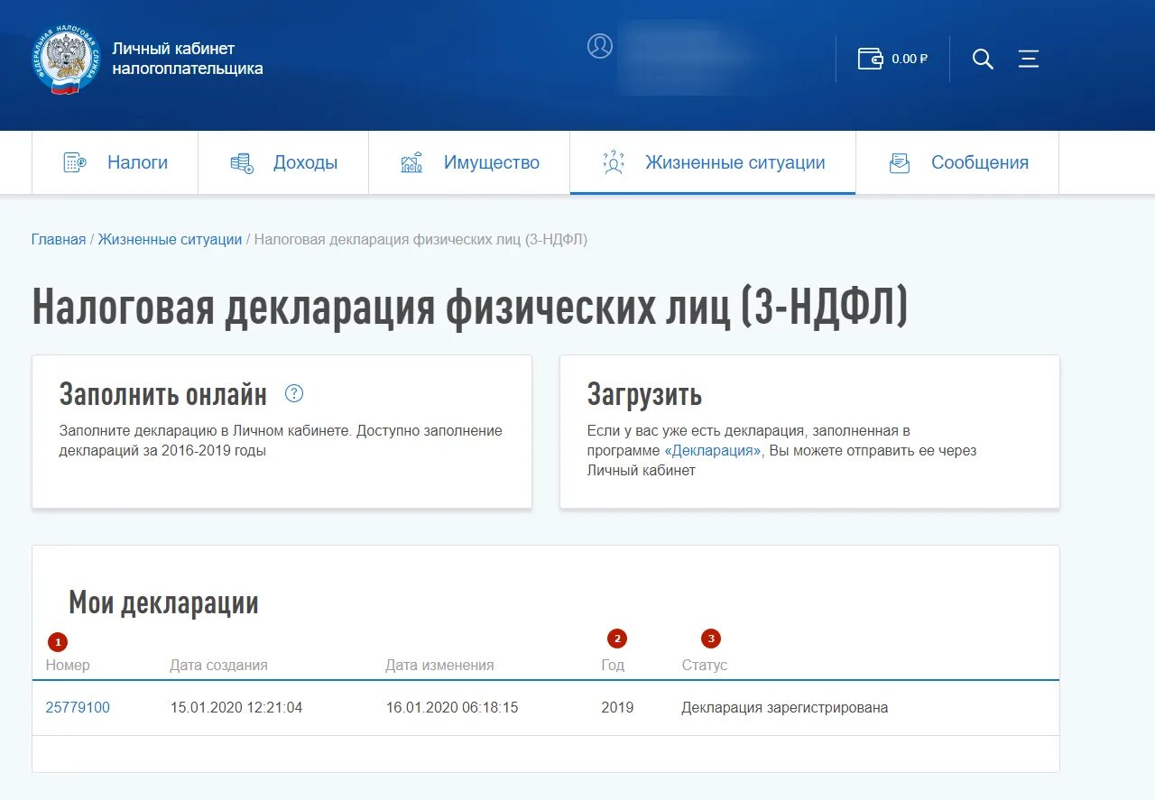 Рекомендуем осуществить подключение через личный кабинет Подать 3 ндфл через налоги фл