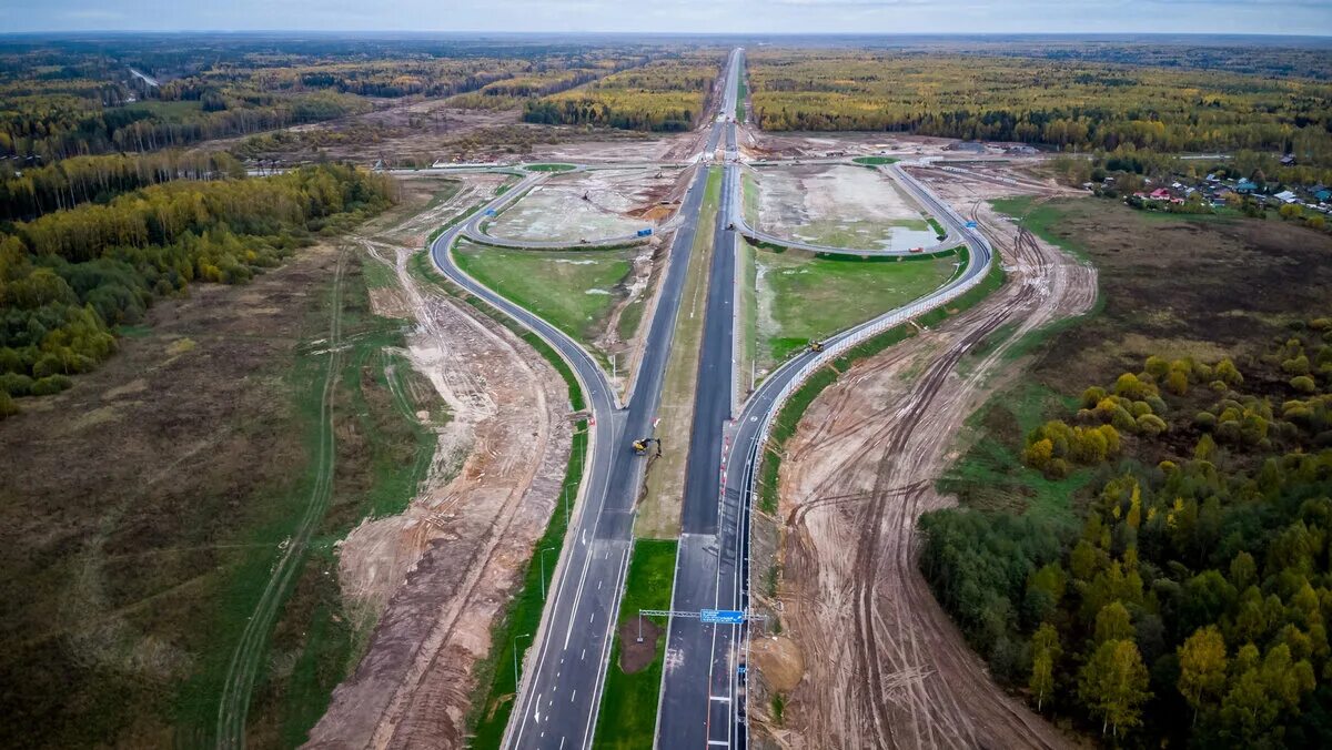 Реконструкция дороги фото Скоростная дорога из Москвы в Китай. Скоростная трасса М-12 Москва-Казань открое