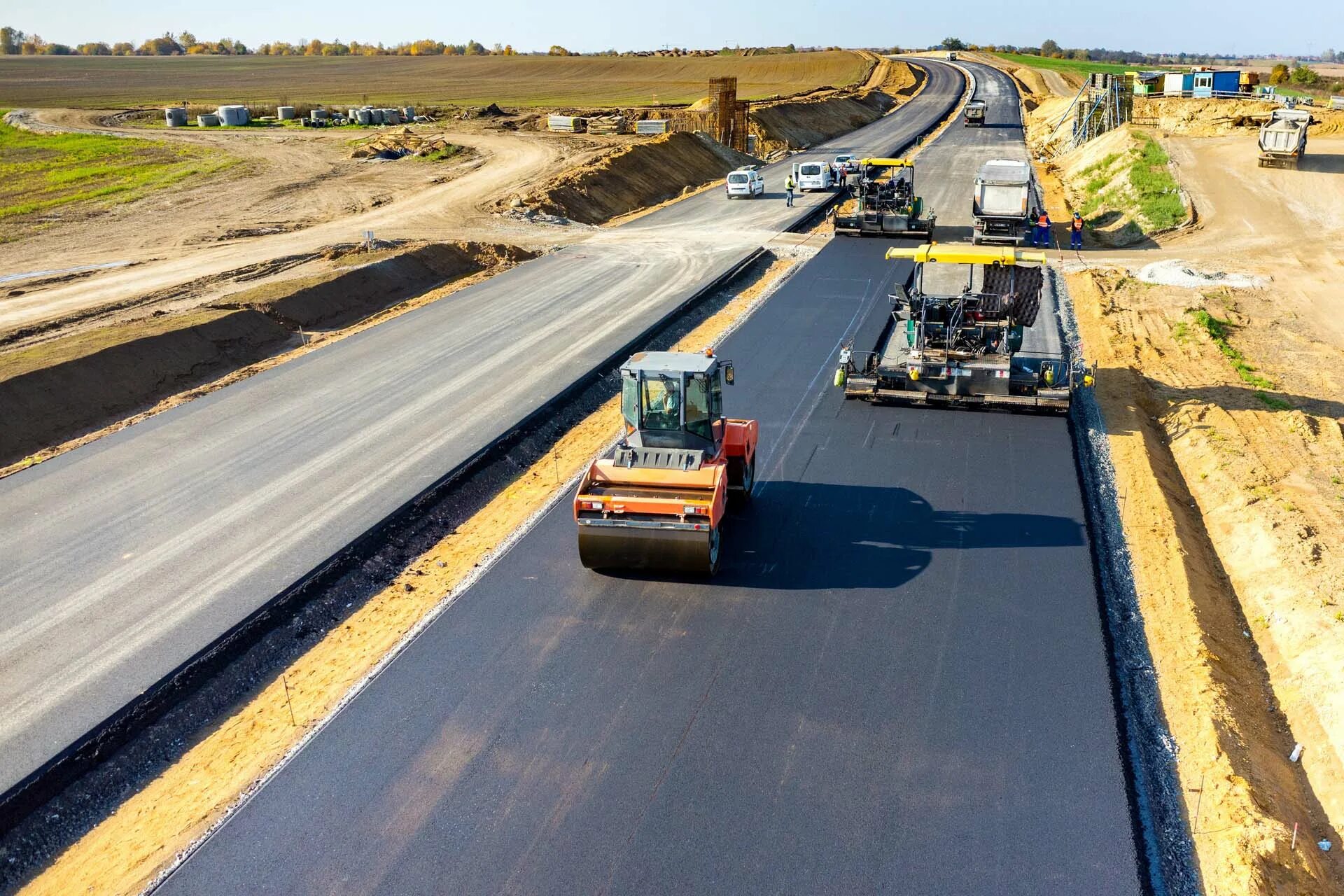 Реконструкция дороги фото construction's and's repair's of roads' Dor-Treid in specifics, Molodyozhnaya ul