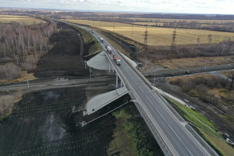 Реконструкция дороги фото В Кузбассе закончилась реконструкция федеральной трассы - KP.RU