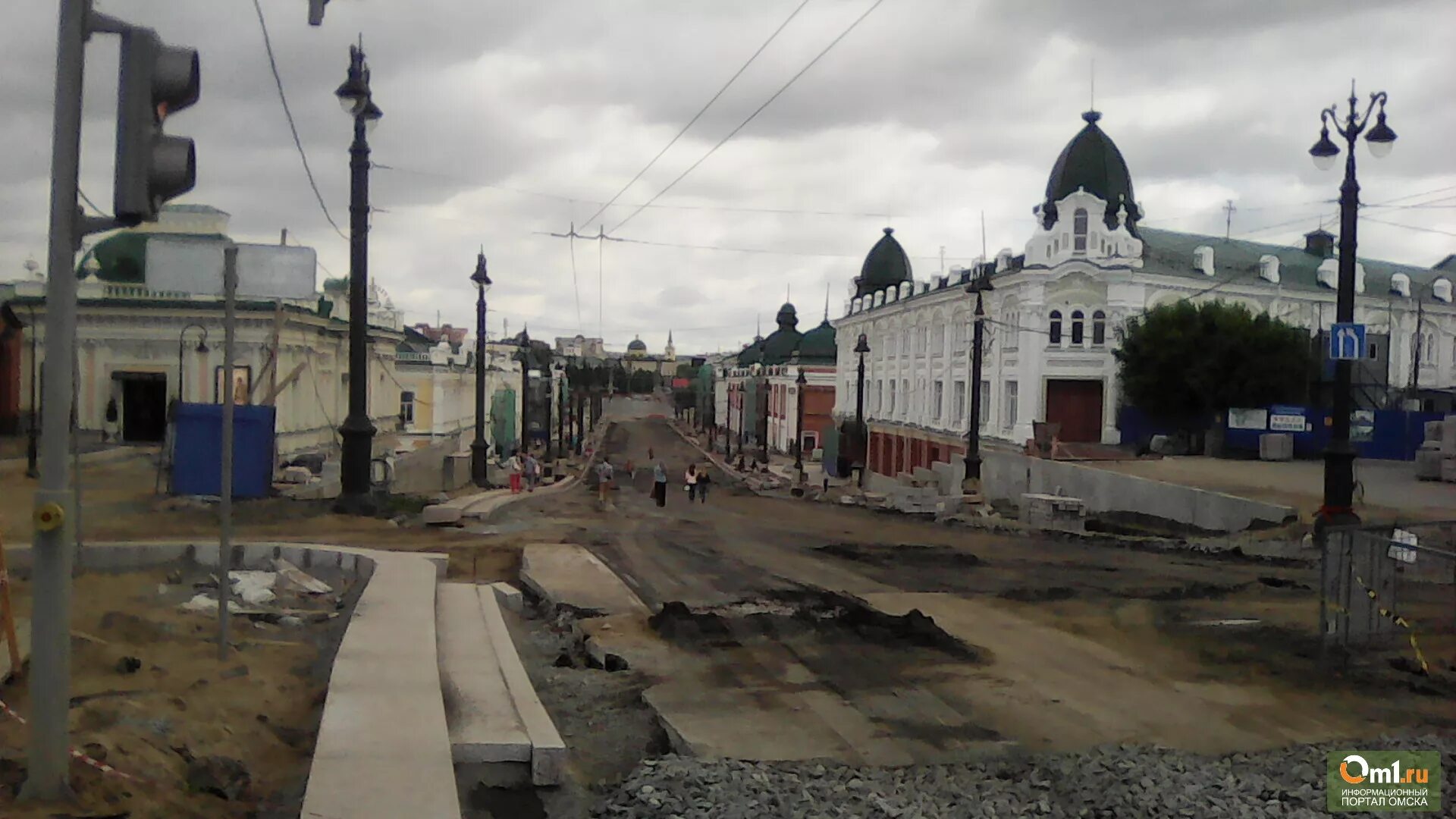 Реконструкция омск фото Движение по улице Ленина откроют на две недели позже - Автоновости Омска