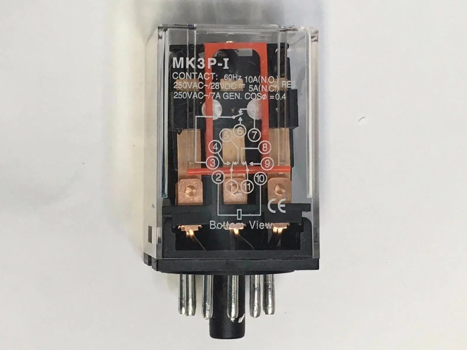 Реле 11 фото MK3P-I MK3P DC 110V 110VAC Relay 11 Pin 10A 250VAC & PF113A Socket Base. eBay