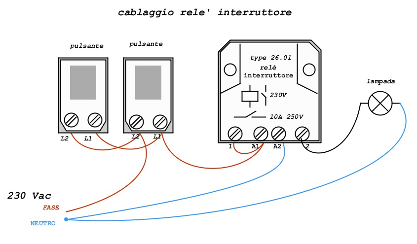 Реле 220в схема подключения RELE' UNDECAL C/TASTO+LED 220V-A.C., rele 220v