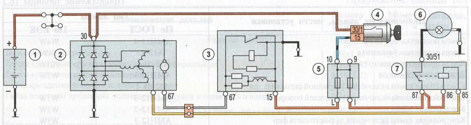 Реле 527 ваз 2106 схема подключения Жигули ВАЗ-2106 1976-2006: Схема соединений генератора (Электрооборудование: Эле