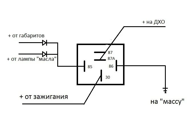 Реле 75.3777 10 подключение схема подключения замена масла и установка ДХО! - Hyundai Elantra (3G), 1,8 л, 2005 года плановое 