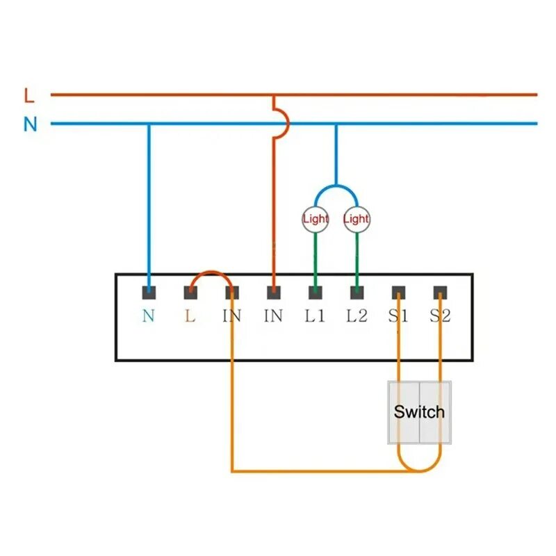 Реле без нейтрали схема подключения Оригинальный беспроводной релейный модуль Aqara, двухканальный переключатель-кон