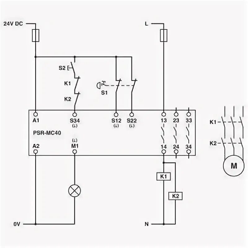 Реле безопасности схема подключения Купить PSR-MC40-3NO-1DO-24DC-SC - Phoenix Contact - 2700569 недорого с доставкой