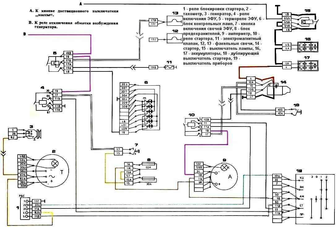 Реле блокировки камаз схема подключения electric torch device KAMAZ