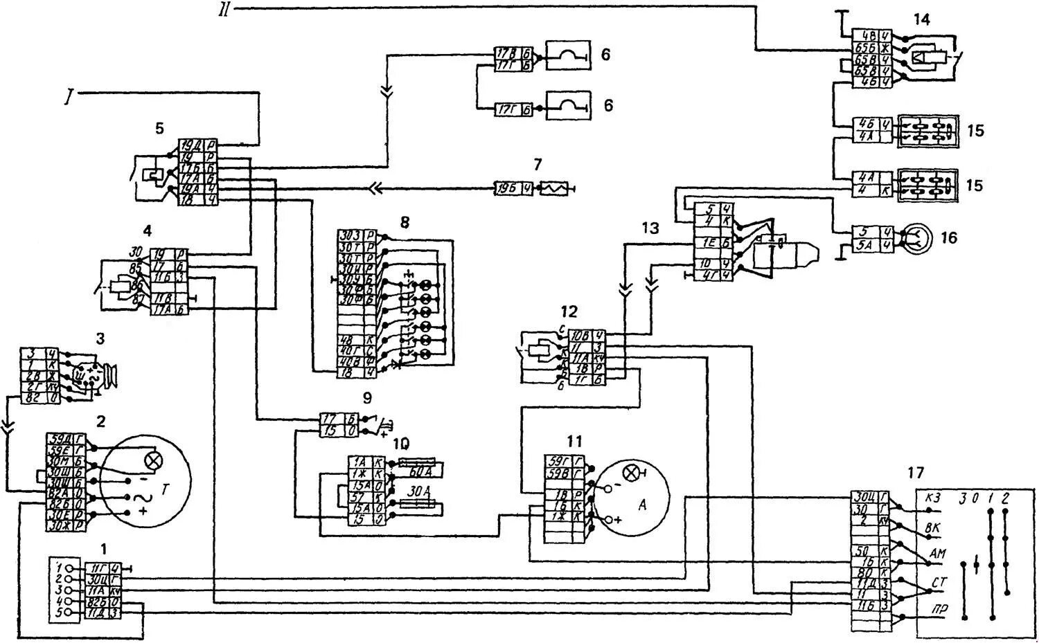 Реле блокировки камаз схема подключения Схемы электрооборудования КамАЗ-4310 и 43101. Автотема