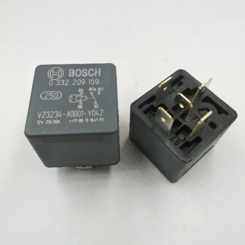 Реле бош подключение 1PC Bosch 0332209159 V23234-A0001-Y042 Automotive Relay 5 Pin 12V 20/30A eBay