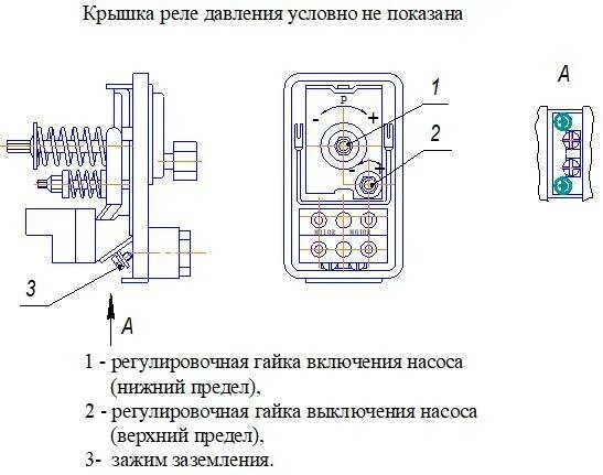 Реле давления рдм схема подключения Регулировка насосной станции - настройка автоматики с реле давления своими рукам