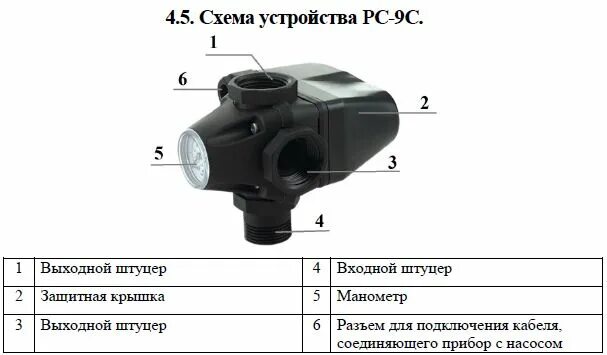 Реле давления воды схема подключения электрики Пампэла схема подключения